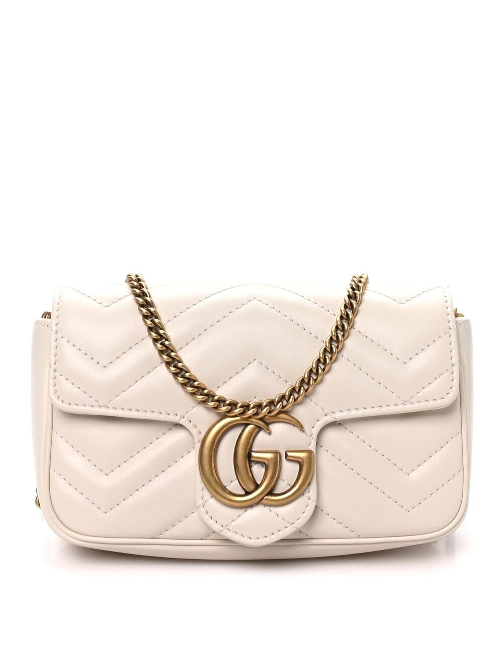 Gucci Calfskin Matelasse Super Mini Gg #334366G99B